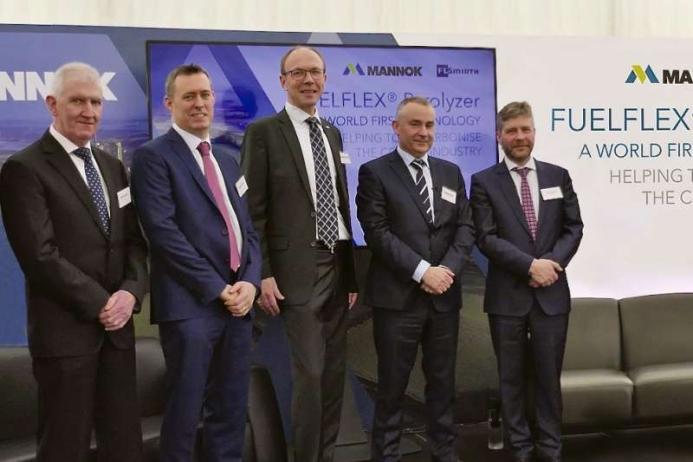 Mannok and FLSmidth are celebrating the successful implementation of the FUELFLEX Pyrolyzer