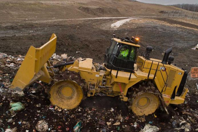 New Cat 836 landfill compactor 