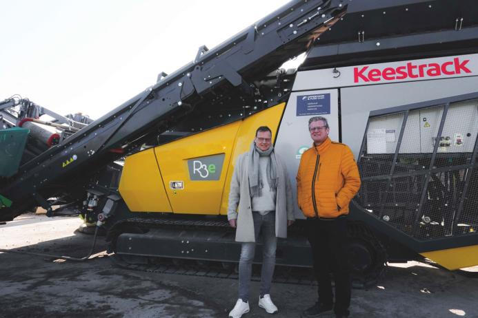 Keestrack R3e ZERO impact crusher