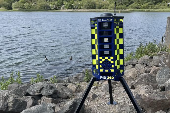 DeterTech’s PID360 system securing an approach to open water