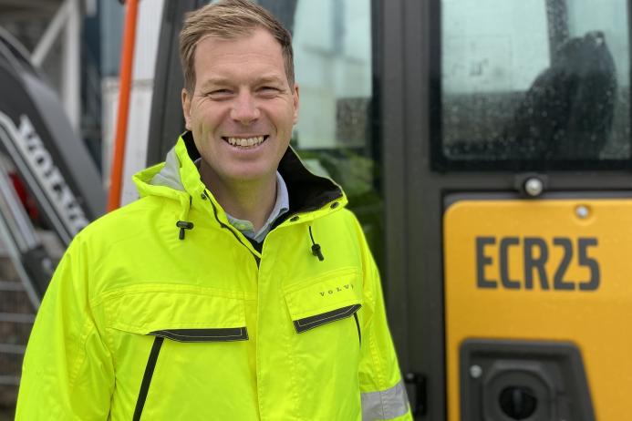 Fredrik Tjernström, electromobility solutions sales at Volvo CE