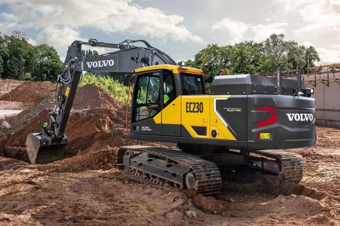 Volvo CE’s EC230 electric excavator