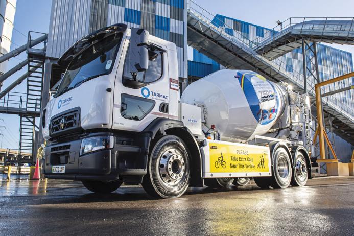 Tarmac’s new, all-electric, zero-emmisions ‘e-mixer’