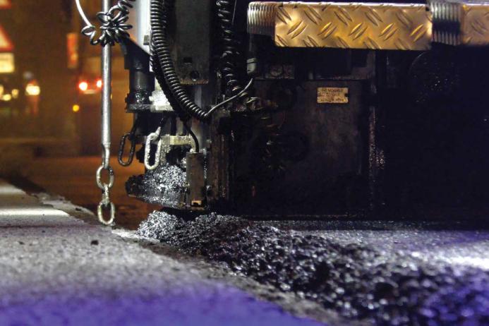 TotalEnergies asphalt laying