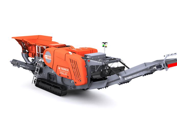 On display at steinexpo 2023 will be the Finlay J-1160 jaw crusher