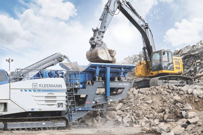 Kleemann Mobirex MR 130 Zi EVO2 impact crusher