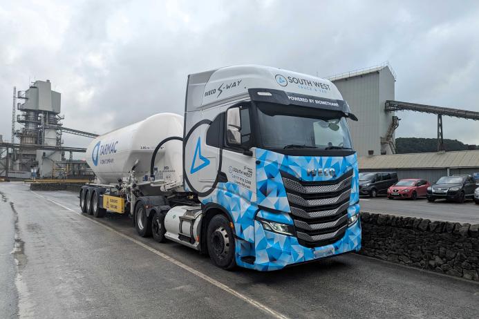 Tarmac trial biomethane