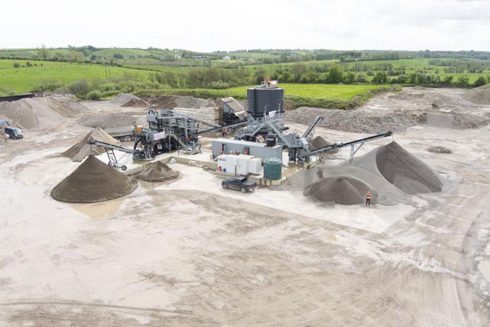 Terex Washing Systems' plant at Keohane Readymix site in County Cork, Ireland