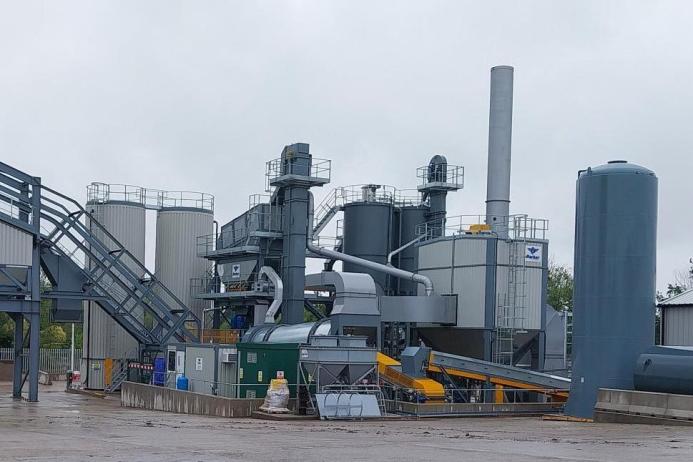 Cemex’s new asphalt plant in Birmingham