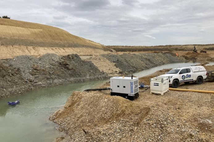The new 4in DE200/20 high-efficiency dewatering pump