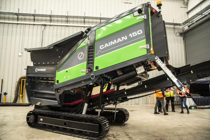 The new Terex-designed Caiman 150 shredder from EvoQuip