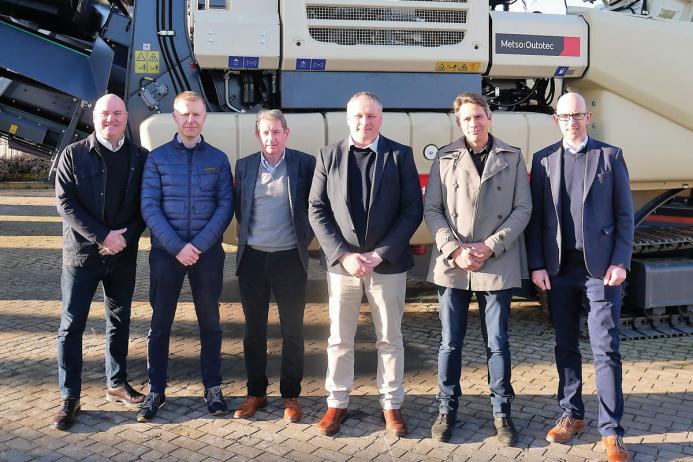 Metso officials visiting McHale Plant Sales' Dublin base