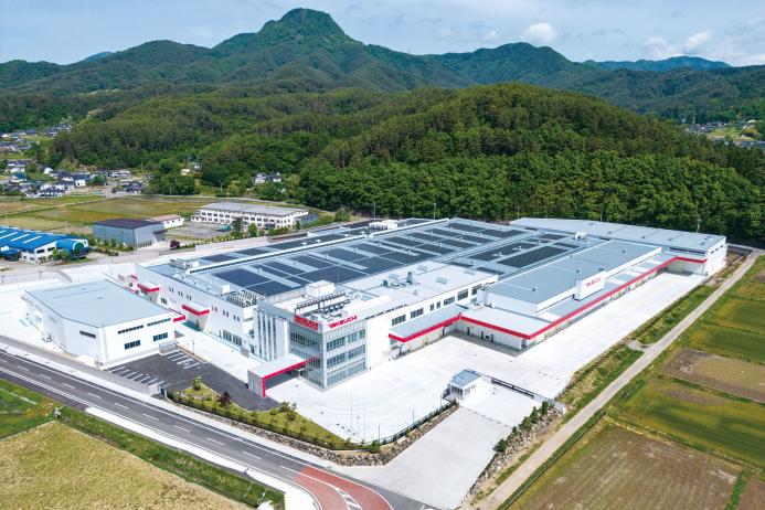 The new Takeuchi factory in Aoki, Nagano, Japan