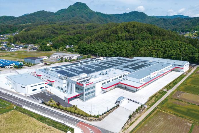 The new Takeuchi factory in Aoki, Nagano, Japan