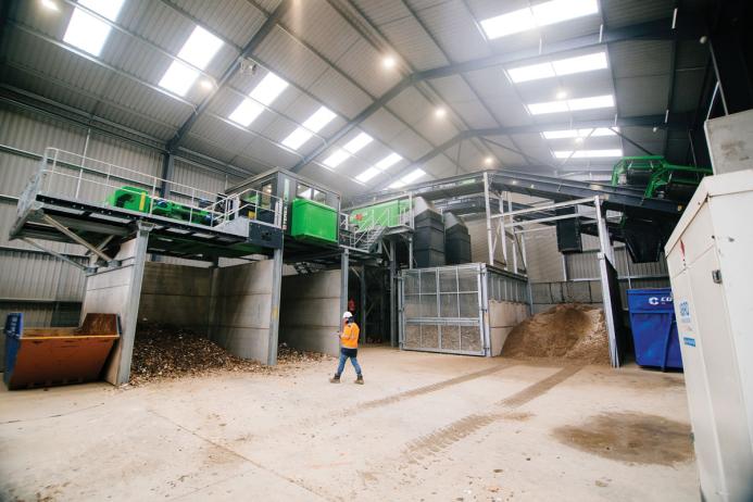 Collard’s new Terex waste-processing plant at their Reading recycling depot