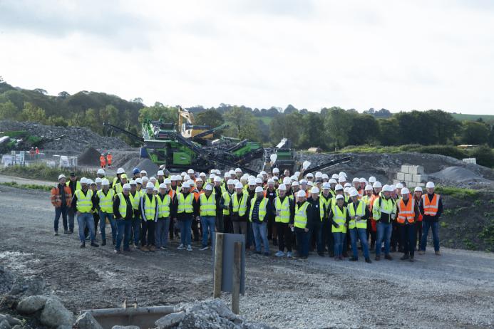 EvoQuip hosted a successful Open Day at Behan’s Quarry, near Dublin, on 4 October, with more than150 guests from across Europe, Australia, New Zealand, and North America in attendance