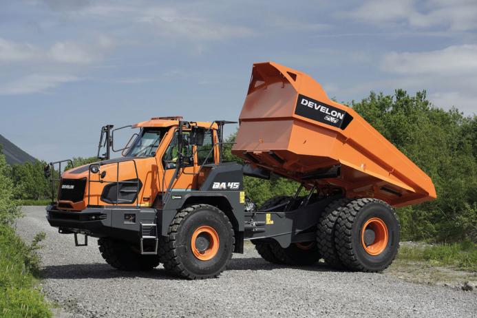 The new Develon 4x4 DA45-7 ADT