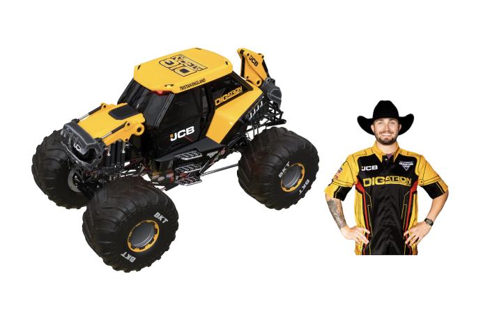 JCB DIGatron will be driven by reigning Monster Jam World Finals Racing champion Tristan England