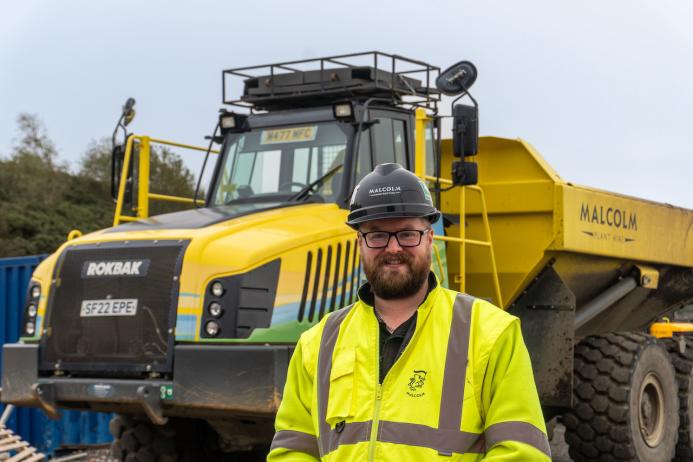 Connor McAlister, senior site manager for civil works specialists WH Malcolm at the Lost Shore Surf Resort development