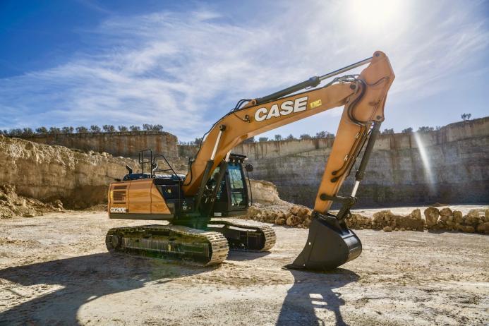 The new ‘Essential’ CX210E-S crawler excavator from CASE