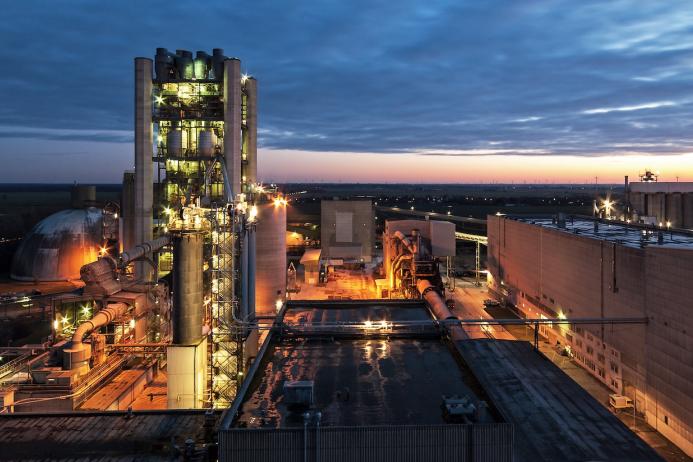 Holcim’s Lägerdorf cement works, in Germany