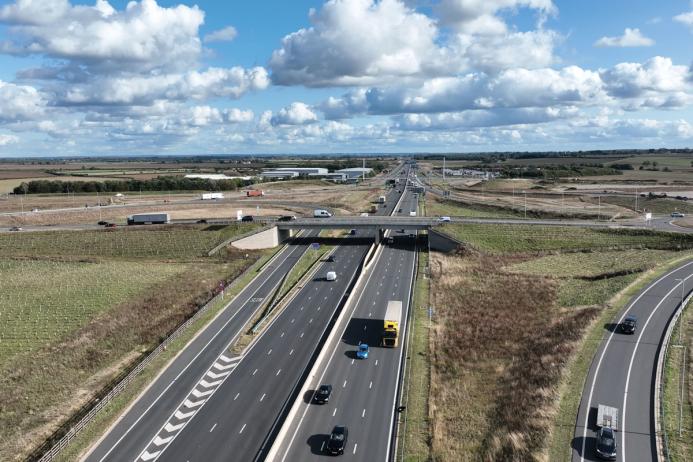 A14 dual carriageway