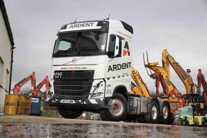 Ardent Hire have taken delivery of 20 new Volvo FH 500 6x2 tractor units