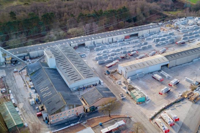Coltman Precast’s 9.25-acre production facility in Sutton Coldfield