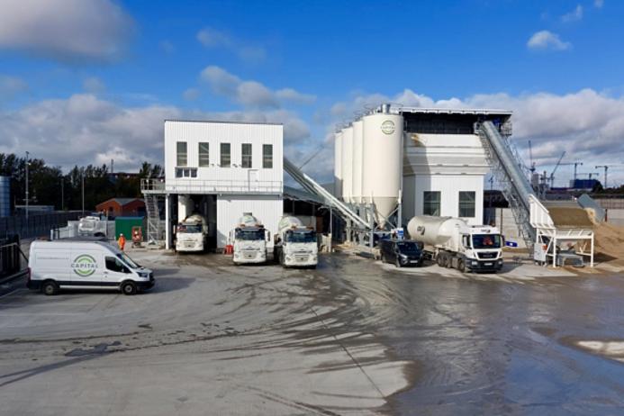 Capital Concrete’s new wet-batch facility in Cricklewood