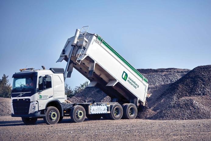 Heidelberg Materials truck