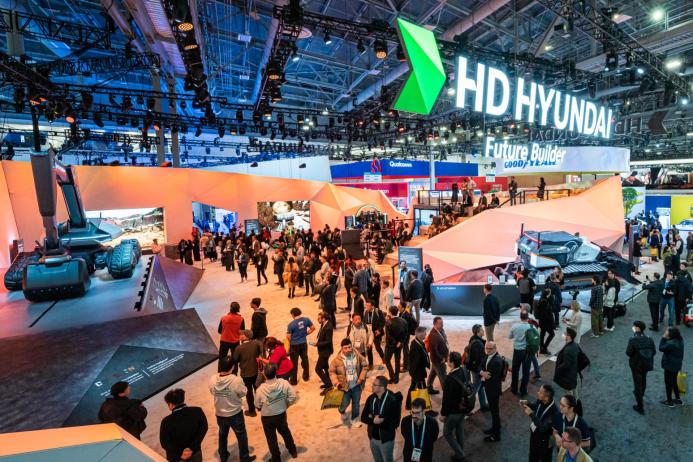 HD Hyundai’s Future Builder vision at the recent CES 2024 technology show in Las Vegas