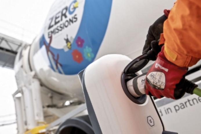 The UK’s first all-electric truckmixer demonstrates the pathway to low-carbon logistics