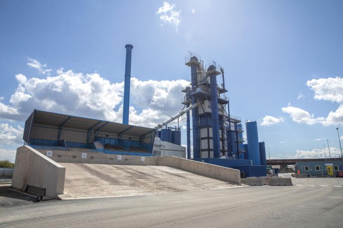 Tarmac’s rail-fed Birmingham asphalt plant at Washwood Heath