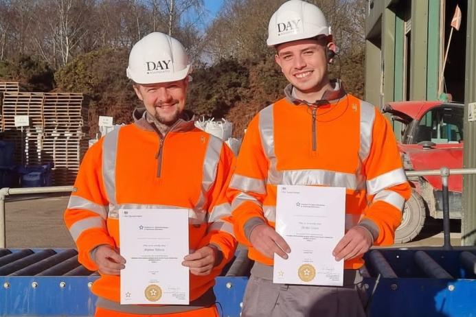 Day Group apprentices Stephen and Dexter