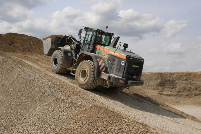 Max Wild’s new Develon DL420CVT-7 wheel loader