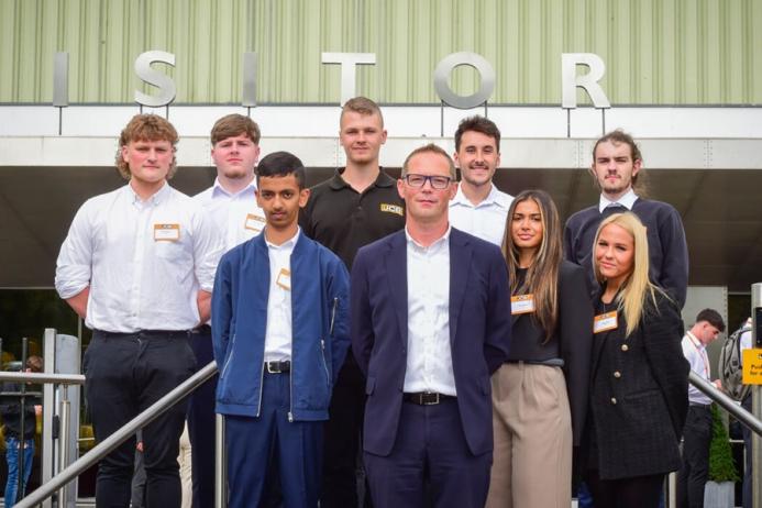 JCB apprentices will share their on-the-job training experiences on The Big Assembly programme