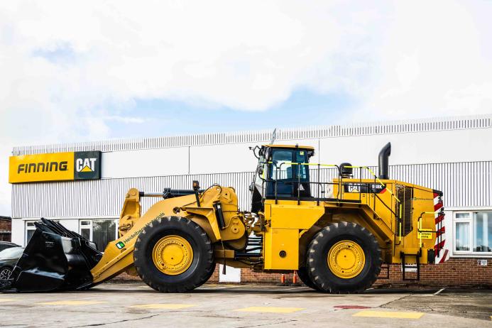 New lease of life – Heidelberg Materials UK’s rebuilt Cat 988K XE electric-drive wheel loader