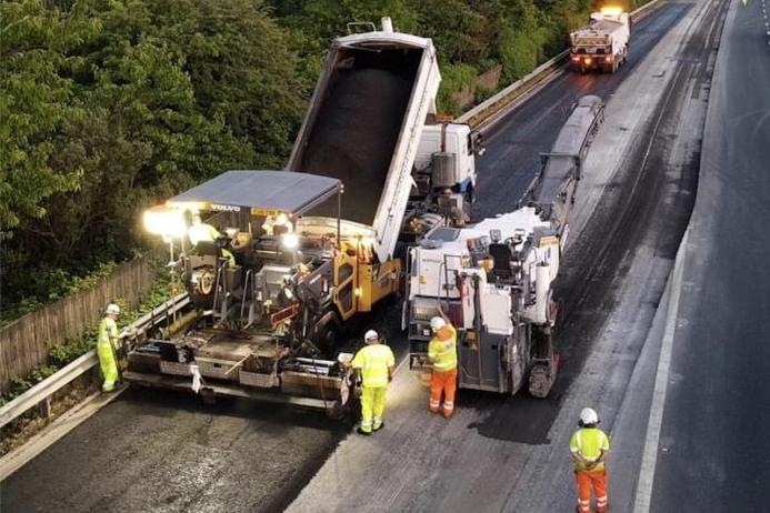 Foamix Eco has already been used as part of a trial on the M65 slip road in Lancashire in partnership with Lancashire County Council