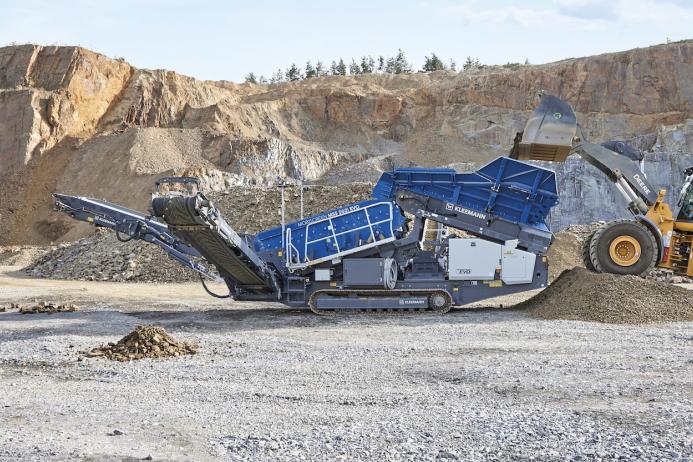 The MSS 502(i) EVO has a feed capacity of up to 350 tonnes/h in quarried stone and recycling applications	