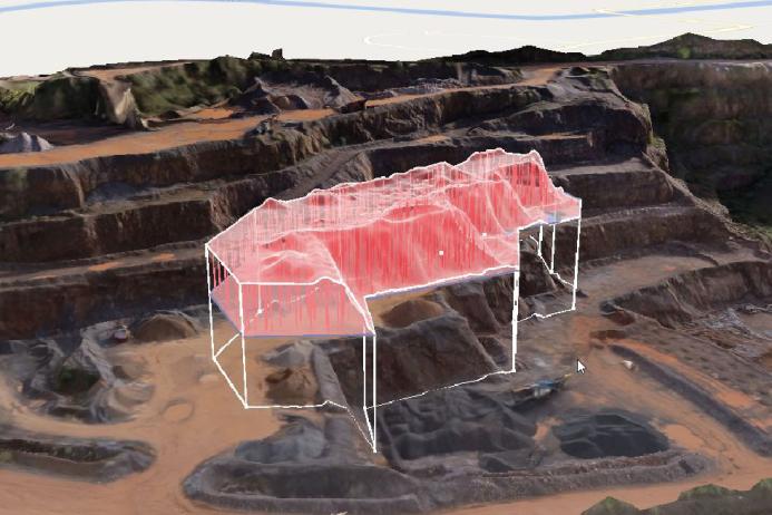 Stockpile volume calculation