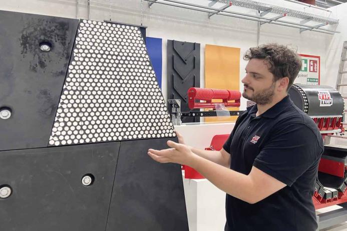 Composite systems such as Remalox HD combine the strengths of rubber and ceramics to provide durable and economical wear protection