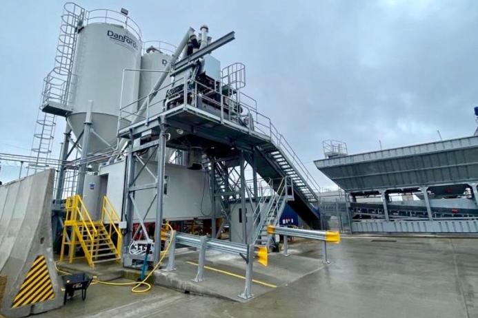 Brett Concrete’s newly opened wet-batch plant in Portsmouth