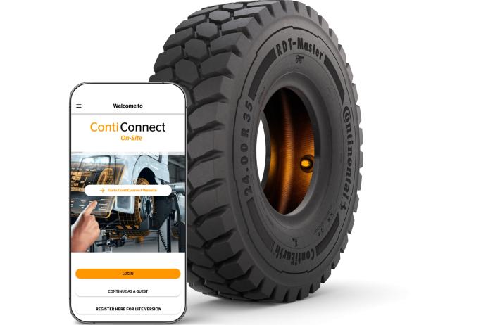 All Continental radial earthmover tyres feature the latest digital tyre-management system