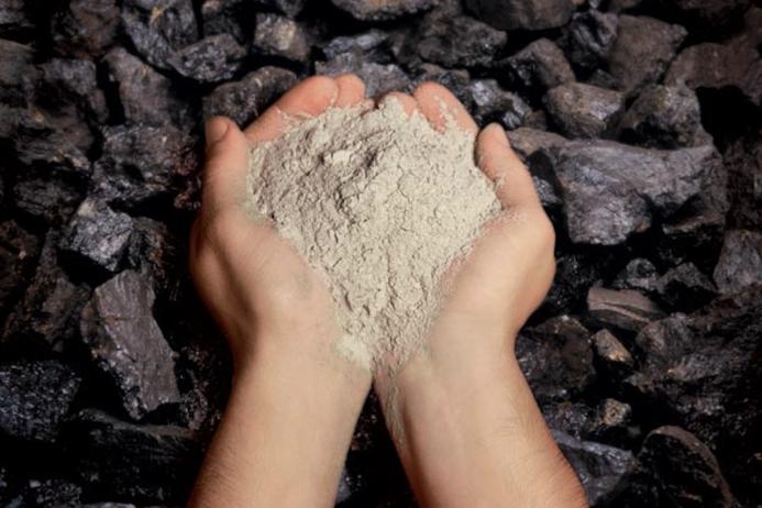 Pulverized fly ash