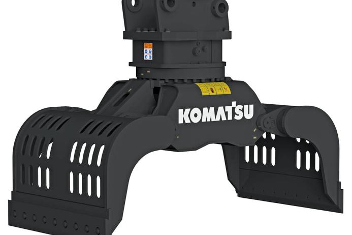 The new Komatsu sorting and demolition grapple range consists of 10 models