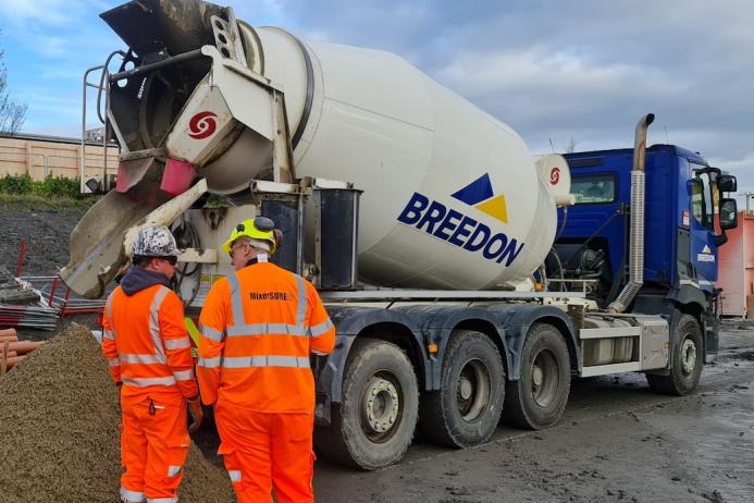 Logico are now the exclusive UK commercial providers of MixerSURE training. Photo: Breedon 