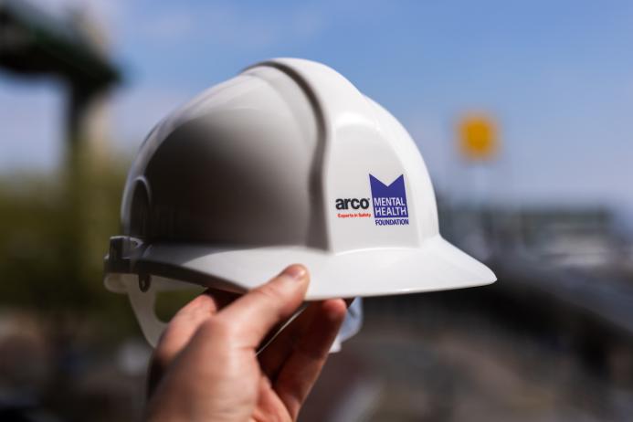 From next month, Arco will donate 10% of all profits from sales of their own-brand hard hats to the Mental Health Foundation