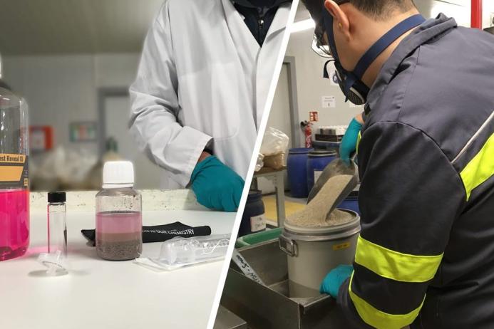 Quad Lab technology forms part of the CHRYSO range, which includes the patented Clear test method to analyse sands and the Quad app and software