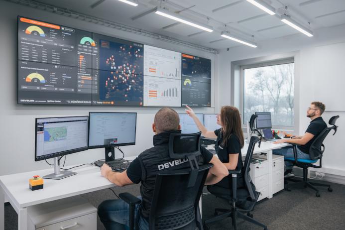 Part of the new Develon Uptime Centre in Prague