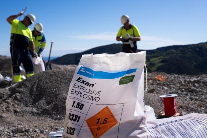 A successful low-carbon ammonium nitrate blast has been conducted in Spain 